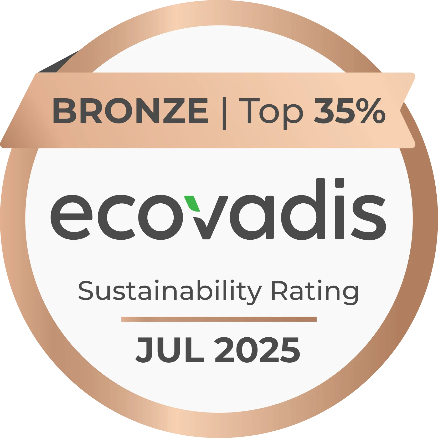EcoVadis-Bronzemedaille